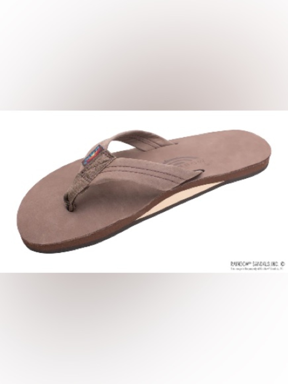 Brown Suede Flip Flop Sandal